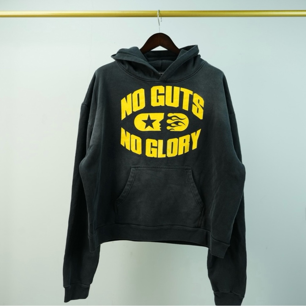 Black Hoodie with Yellow Hellstar Hoodie